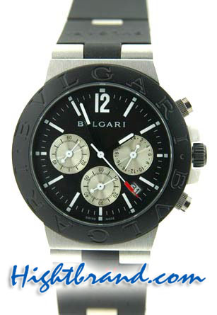 Bvlgari Replica Scuba Aluminium - Black